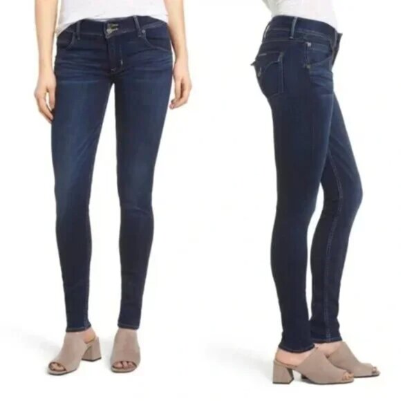 Hudson Collin Flap Skinny Jeans Size 30 - Picture 2 of 10